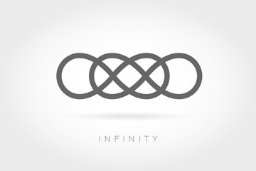 Limitless icon. Simple mathematical sign 