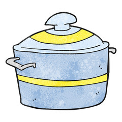 textured cartoon cooking pot