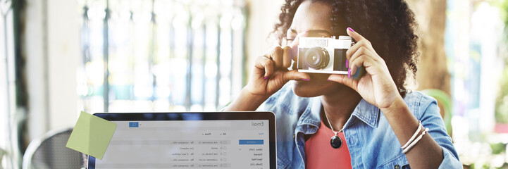 Photograph Email Computer Digital Correspondence Concept