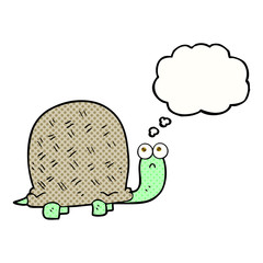 thought bubble cartoon sad turtle