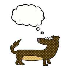 thought bubble cartoon dog