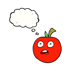 thought bubble cartoon tomato