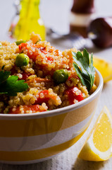 Quinoa with vegetables