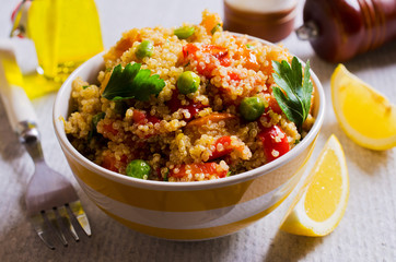 Quinoa with vegetables