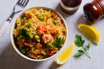 Quinoa with vegetables