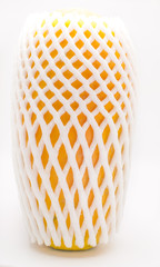 papaya in white background