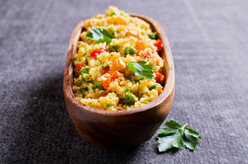 Quinoa with vegetables