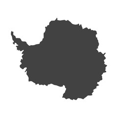 vector Illustration Antartica map © aonyx