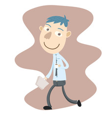 Businessman with coffee