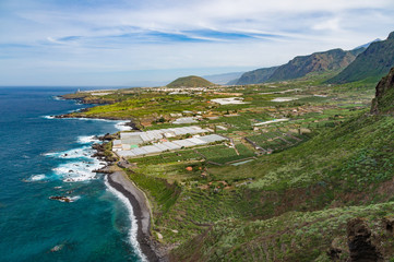 Fototapeta na wymiar View on northern coastline of Tenerife