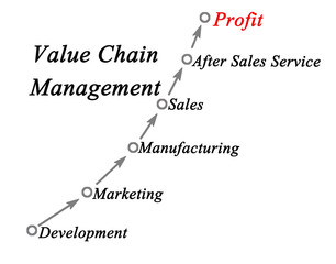 Diagram of Value Chain Management