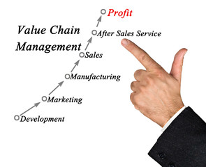 Diagram of Value Chain Management