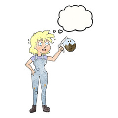 too much coffee thought bubble textured cartoon