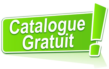 catalogue gratuit sur étiquette verte