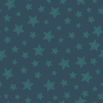 seamless stars pattern background
