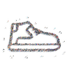 people  shape running shoe