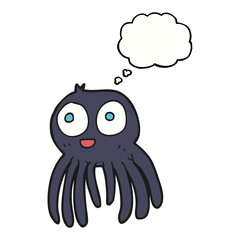 thought bubble cartoon spider