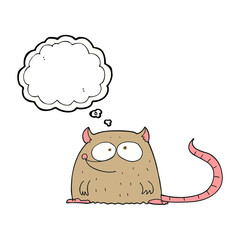 thought bubble cartoon mouse