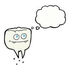 thought bubble cartoon tooth