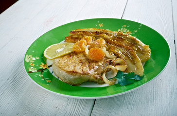 pork with fruit