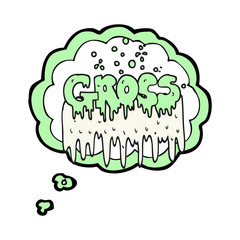 thought bubble cartoon gross symbol