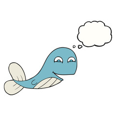thought bubble cartoon whale