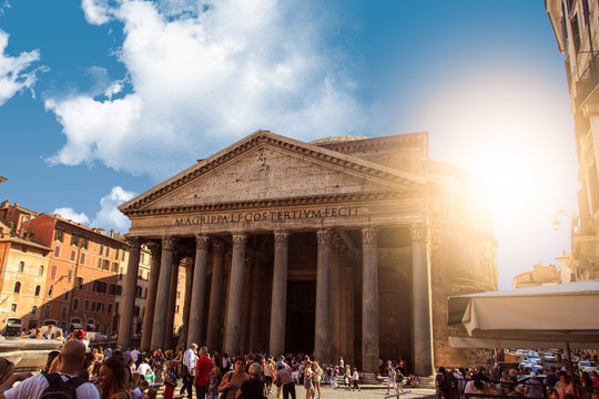 Front View of Pantheon