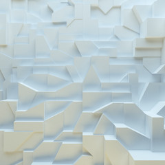 Geometric color abstract polygons, as crack wall - 103814594