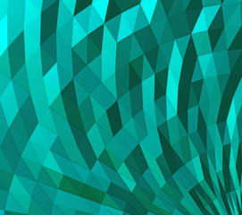 Green background of triangles