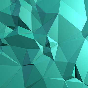 Green background of triangles