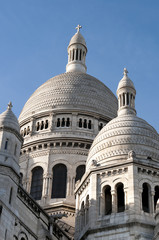 Obraz premium architectural detail of the Basilica of the Sacred Heart. Paris