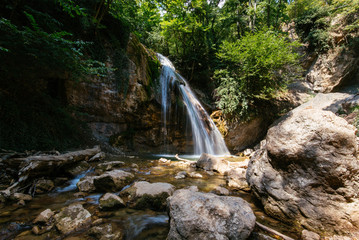 small natural waterfall