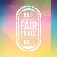Composite image of fair trade graphic