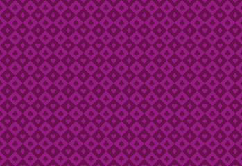 Minimalistic purple poker background with seamless texture composed from card symbols