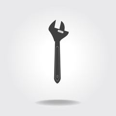 Wrench Icon, Maintenance Concept, Vector Illustration