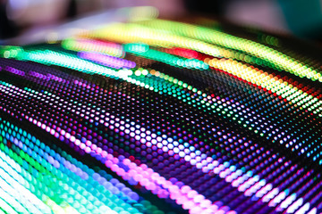 Colored curved LED smd screen