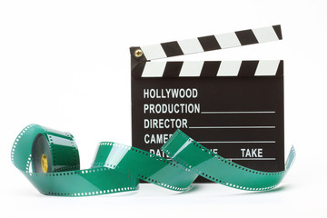 Movie clapper board