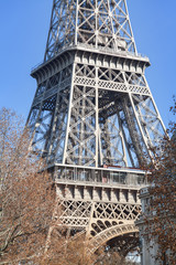Eiffel Tower in Paris, France.