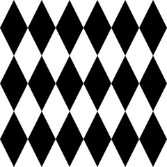 Black and white tile vector pattern - obrazy, fototapety, plakaty