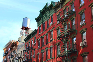 Naklejka premium New York City / Fire escape