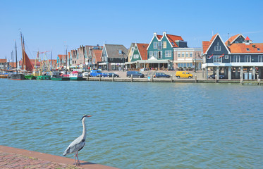 Hafen im Touristenort Edam-Volendam in Nordholland am Ijsselmeer,Niederlande