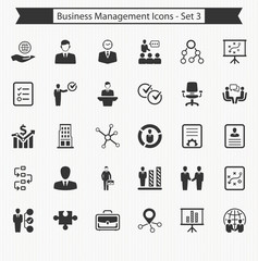 Business Management Icons - Set 3