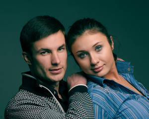 Portrait of a young couple