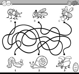 maze game coloring page