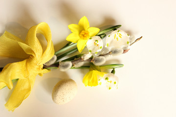 Blumenstrauß zum Osterfest
