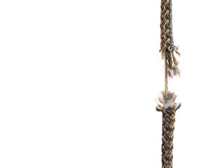 ropes on white background