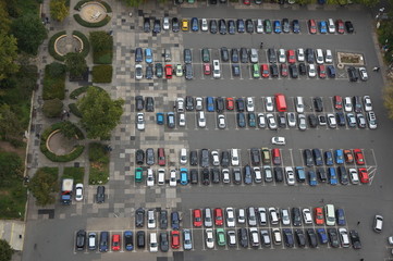 Parkplatz von oben