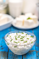 A bowl of cottage cheese