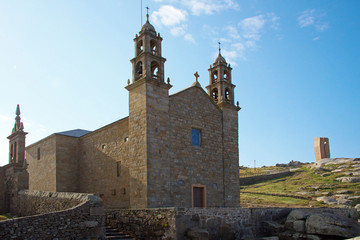 Kloster der Senora de Barca am Kap Tourinan Galicien