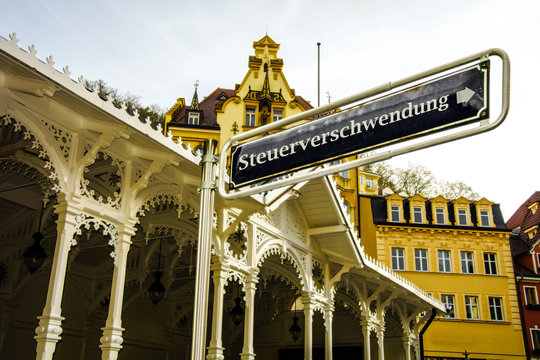 Schild 55 - Steuerverschwendung
